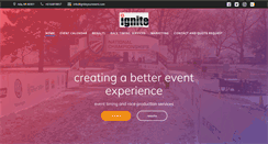 Desktop Screenshot of igniteyourevent.com